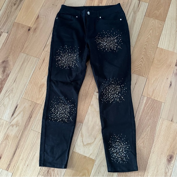 VENUS Denim - Venus Jeans Rhinestone Design 5 Pocket Classic Relaxed